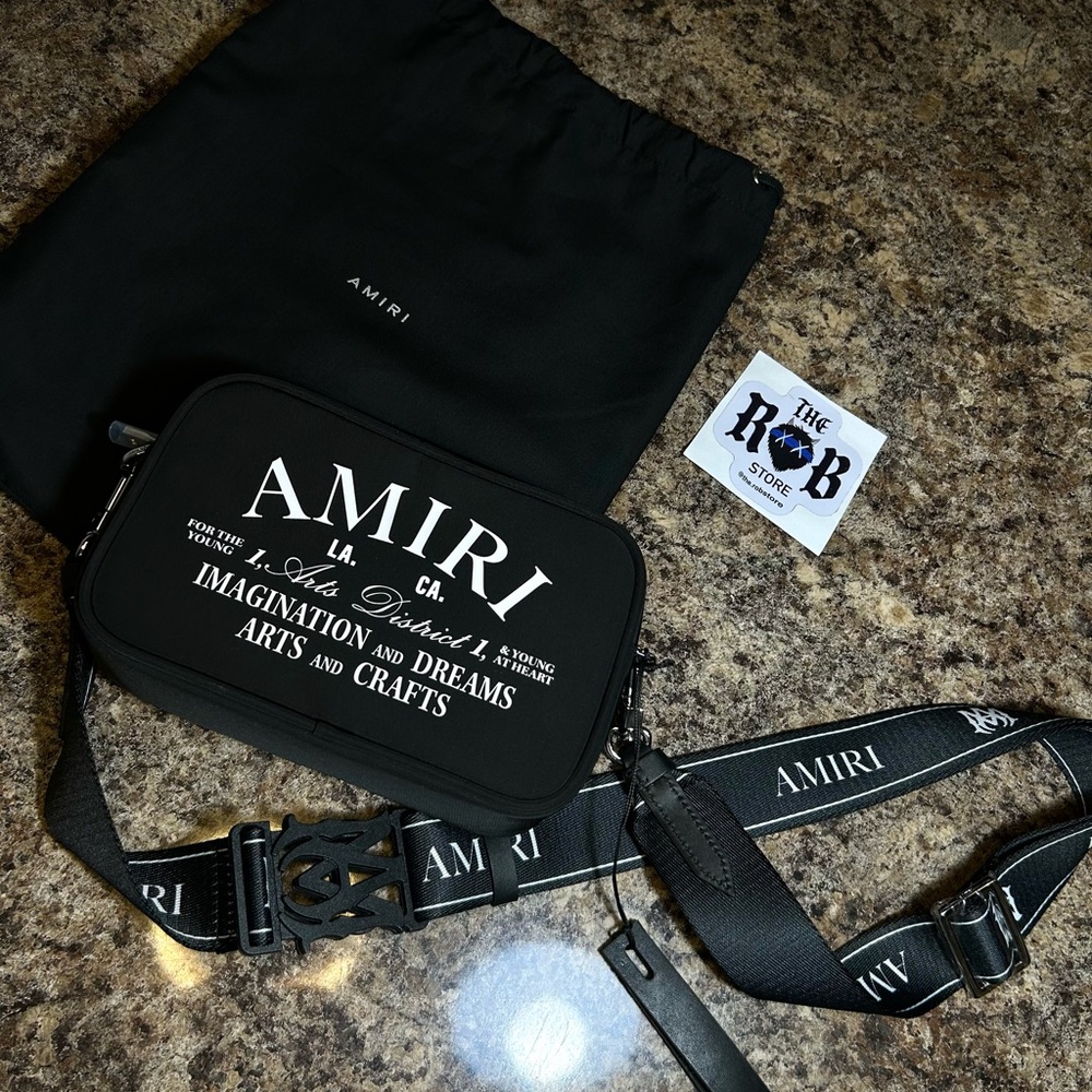 Amiri Black Crossbody Bag